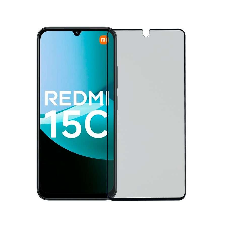Vidrio Templado Irrompible Antiespía para Xiaomi Redmi 15C