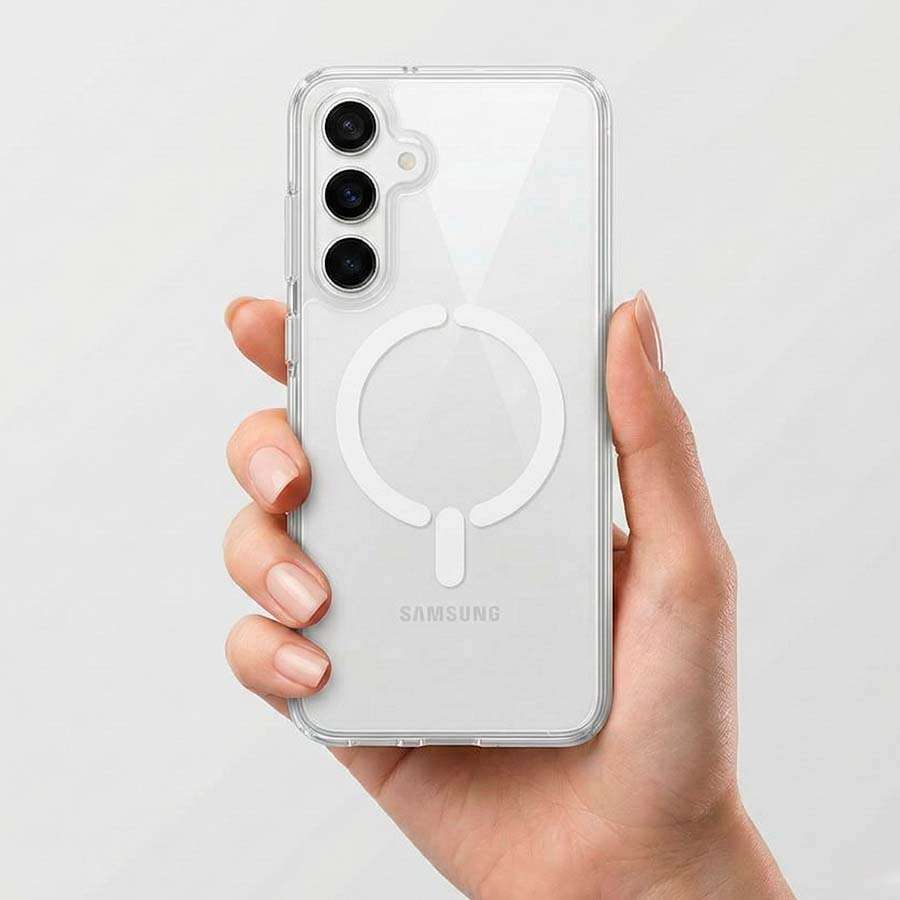 Funda Transparente Logo Compatible con Magsafe para Samsung Galaxy A25 5G