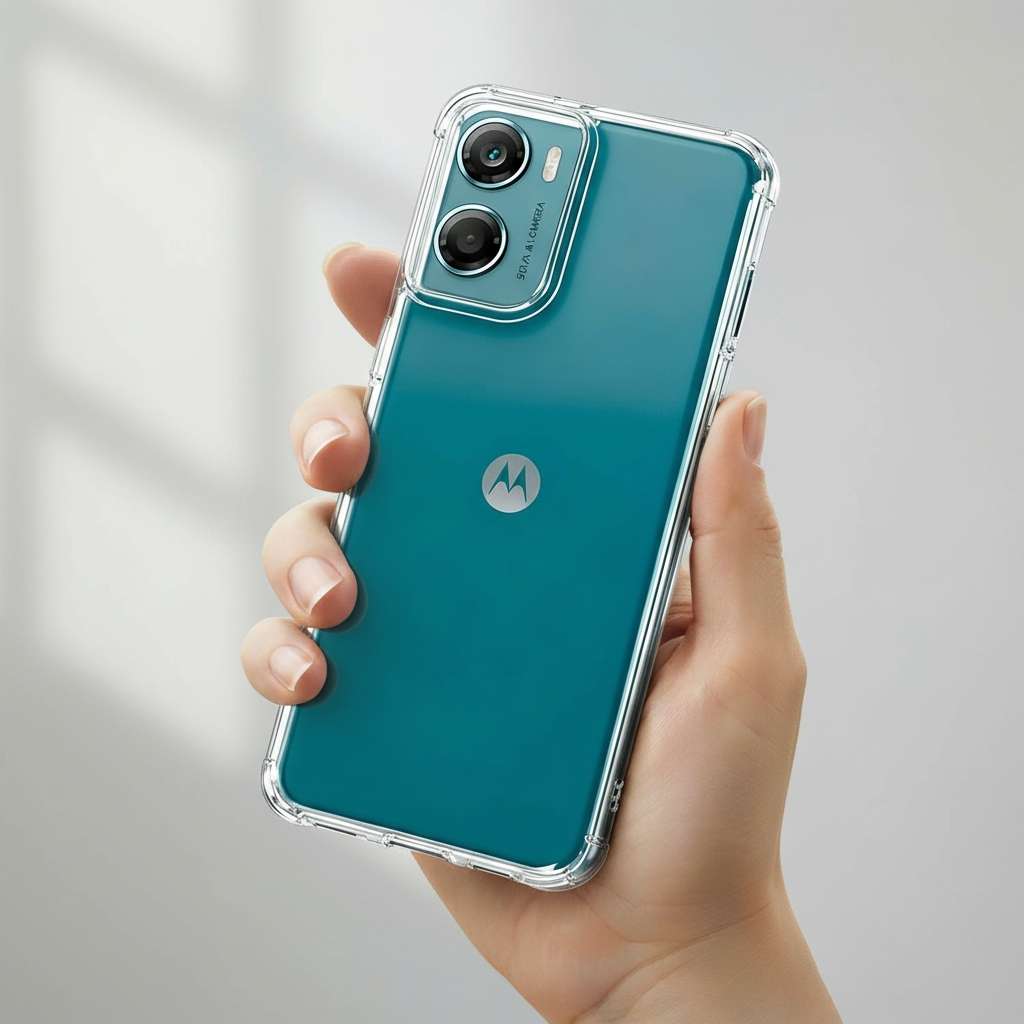 Funda Silicona Transparente para Motorola Moto G06