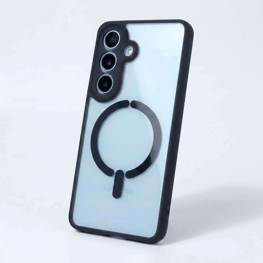 Funda Bumper Compatible con Magsafe con Cubre cámara para Samsung Galaxy S26