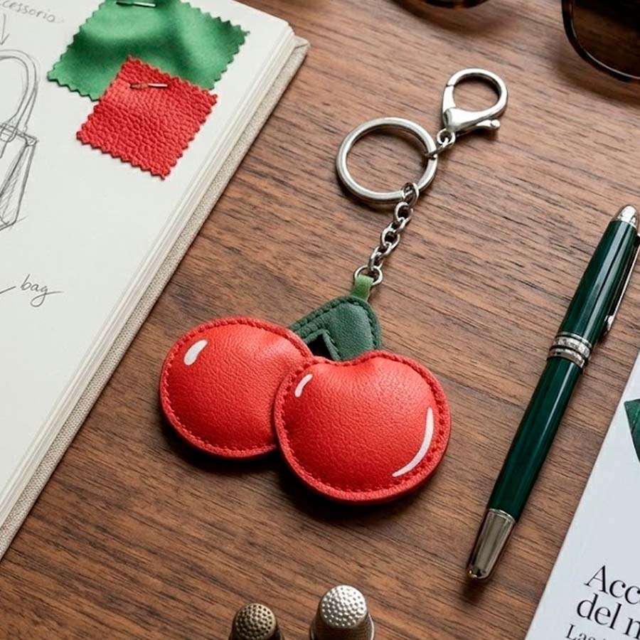 Charm Colgante - Llavero - Charm Cereza