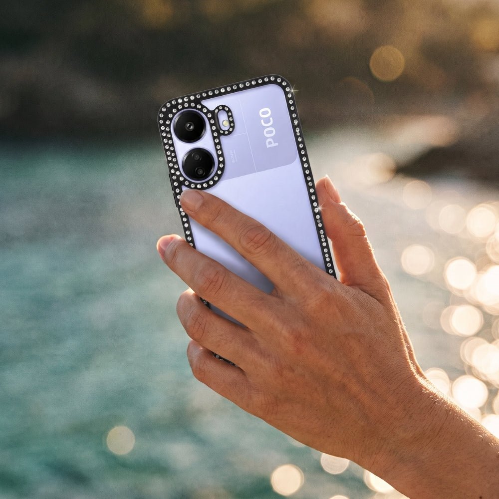 Funda Bumper Perlitas para Xiaomi Poco C65