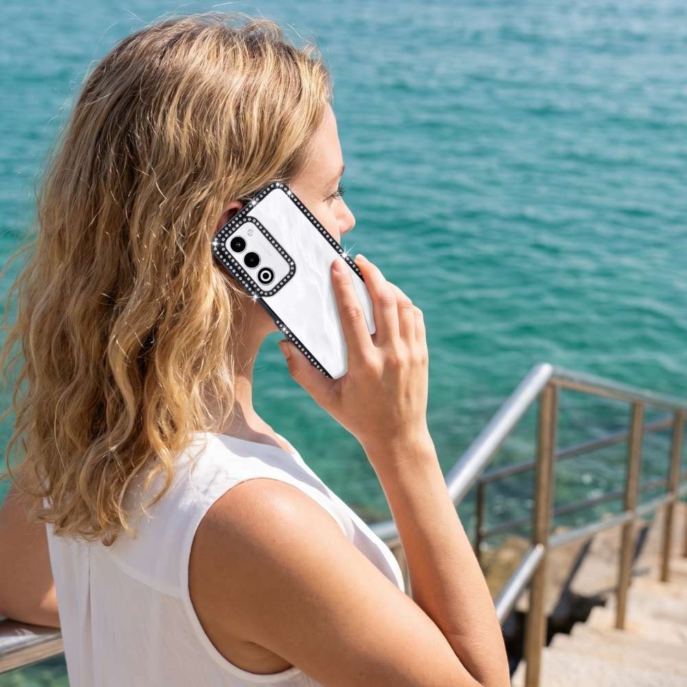 Funda Bumper Perlitas para Oppo A5m