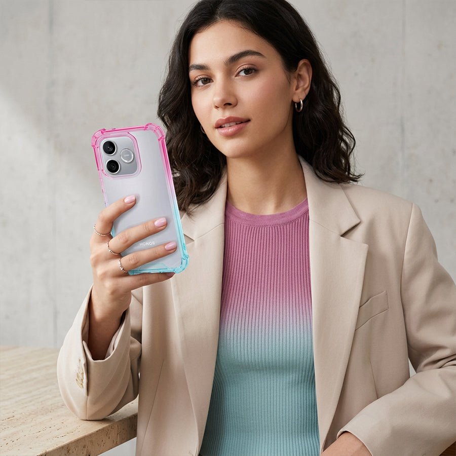 Funda Bumper Reforzada Degradada para Honor 600 Lite