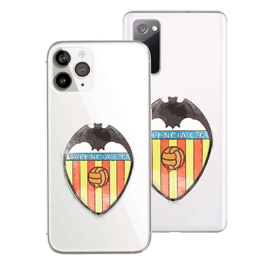 Funda Oficial del Valencia C.F. - Escudo Acuarela