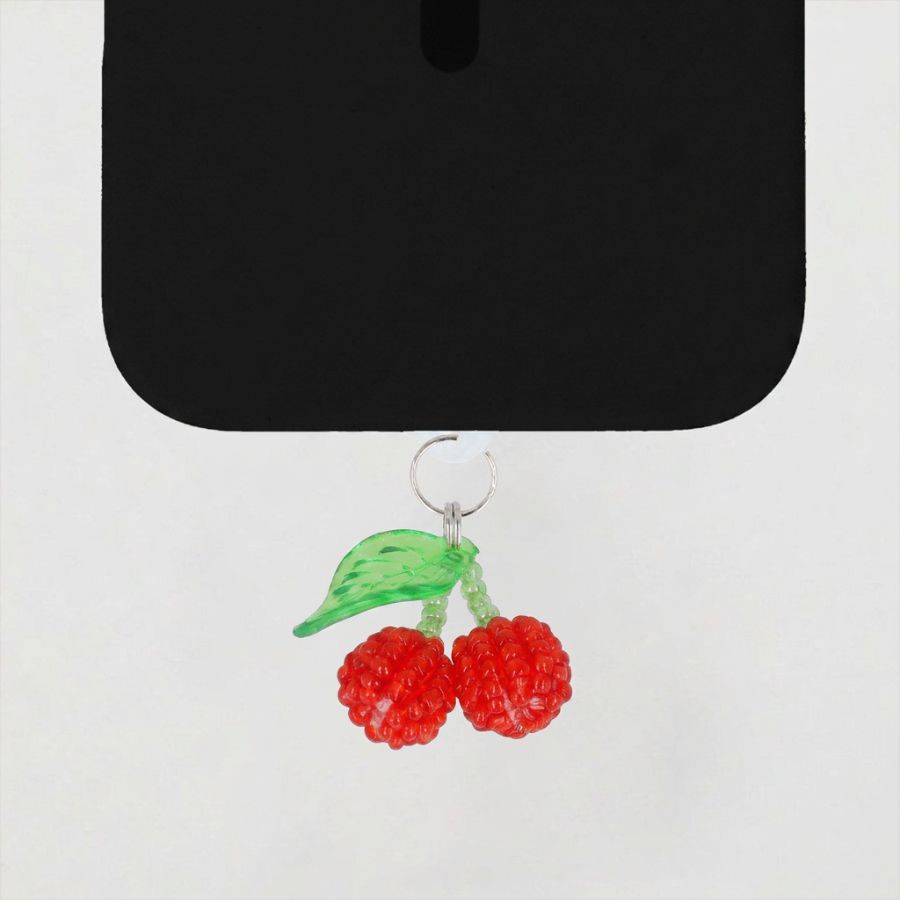 Mini Charm Tapa Polvo - Cherry
