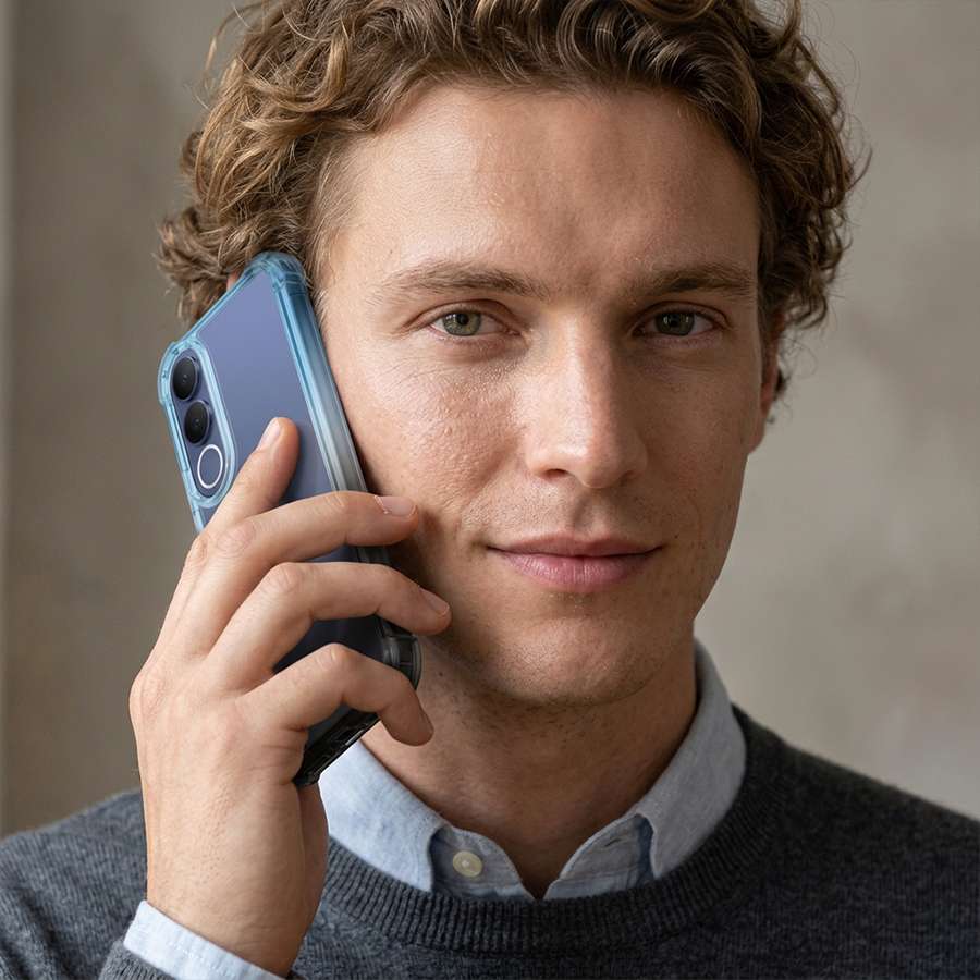 Funda Bumper Reforzada Degradada para Vivo V70 FE