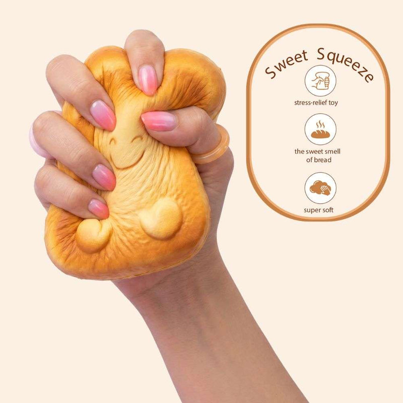 Squishy con olor a tostada detalle textura blandita
