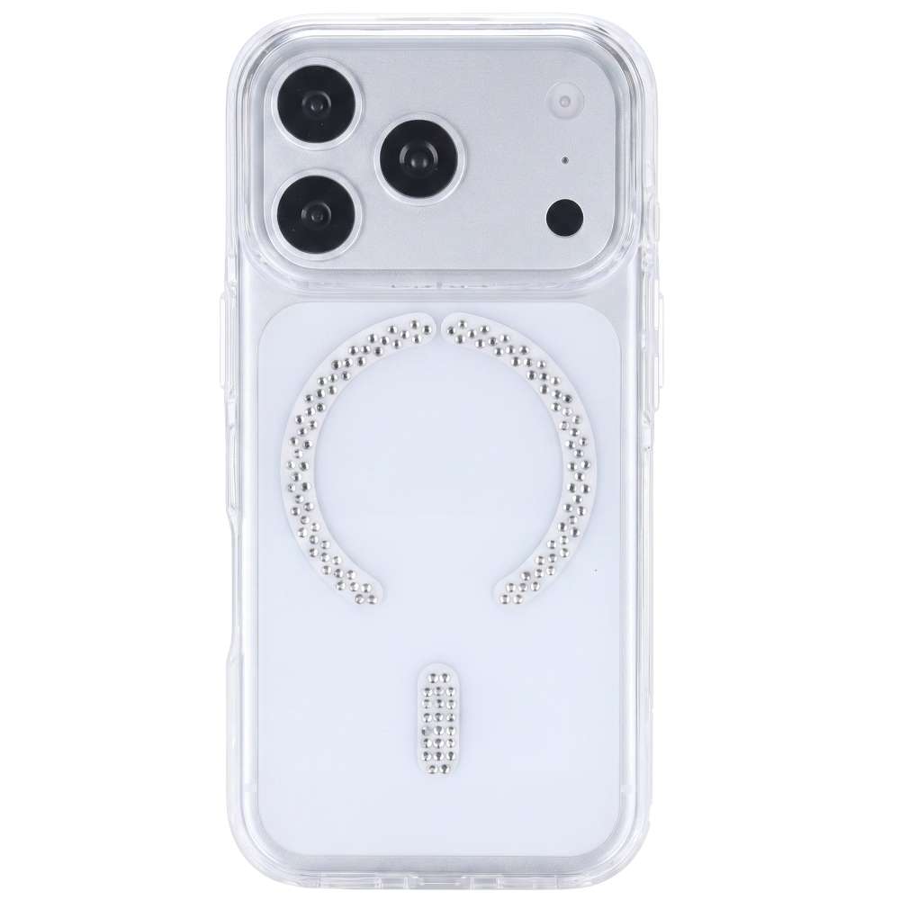 Funda Antiyellow Compatible con MagSafe con Brillantes para iPhone 18 Pro