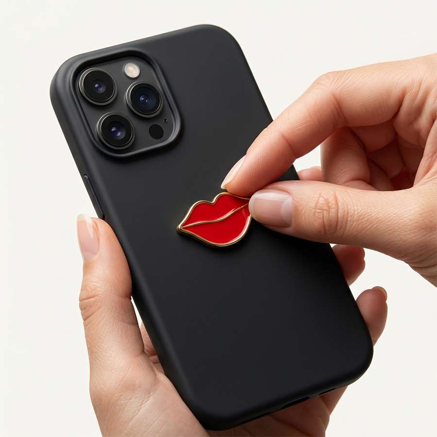 Sticker Customize - Red Kiss