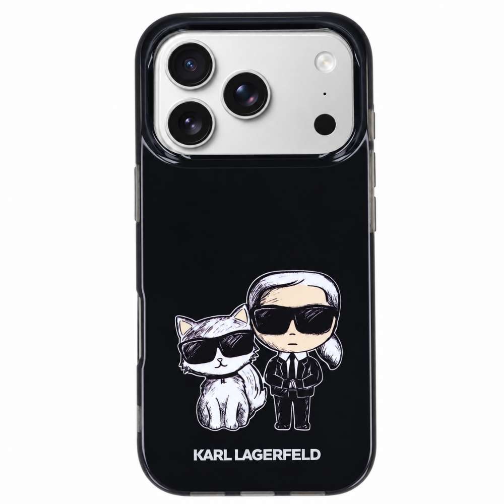 Funda Karl Lagerfeld Silicona Compatible con Magsafe para iPhone 18 Pro Max