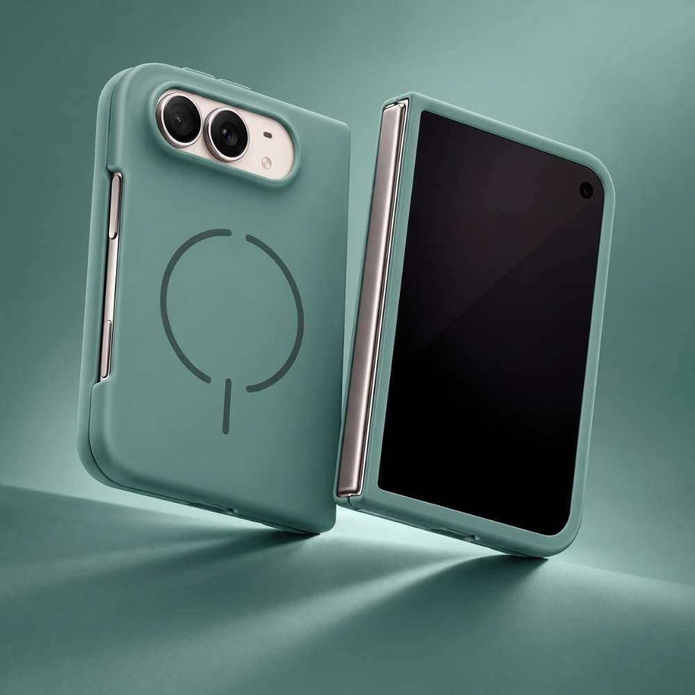 Funda Ultra Suave compatible con MagSafe para iPhone Duo en color Verde, vista 4 de 5