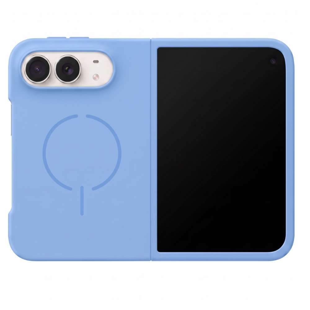 Funda Ultra Suave compatible con MagSafe para iPhone Duo en color Sky blue