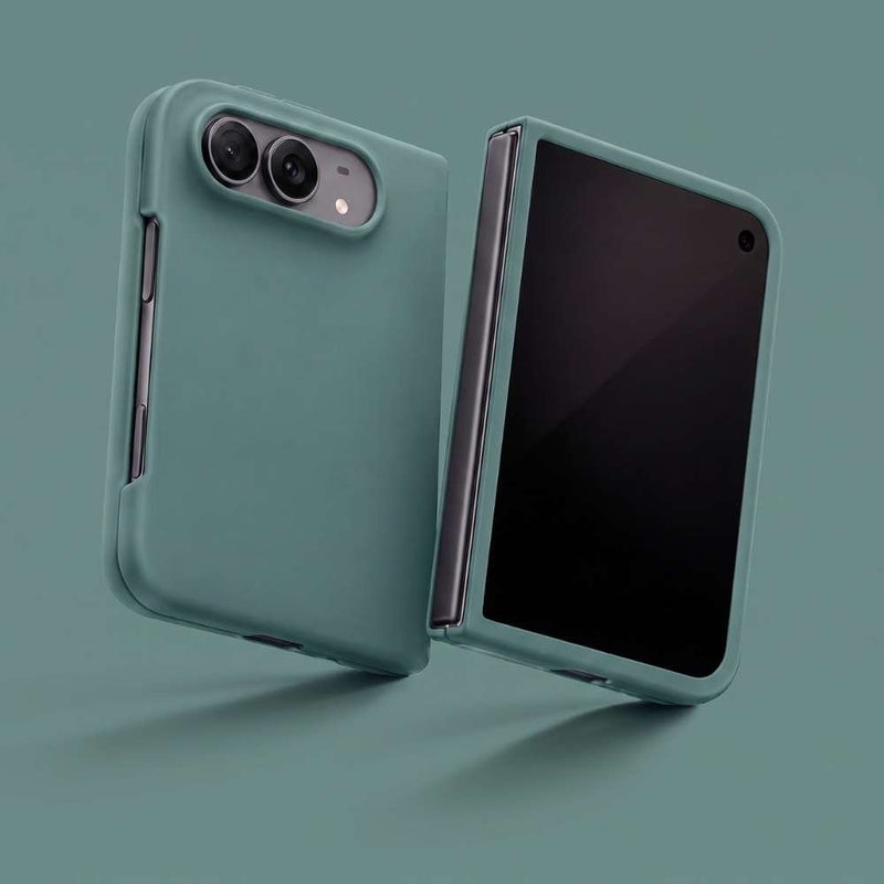 Funda Ultra Suave de microfibra para iPhone Duo en color Verde camuflaje, vista 4 de 5