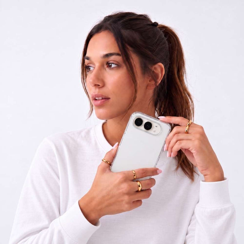 Funda de silicona transparente fina y ligera para iPhone Duo, vista 2 de 5