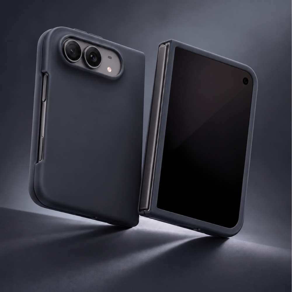 Funda Ultra Suave de microfibra para iPhone Duo en color Negro, vista 4 de 5