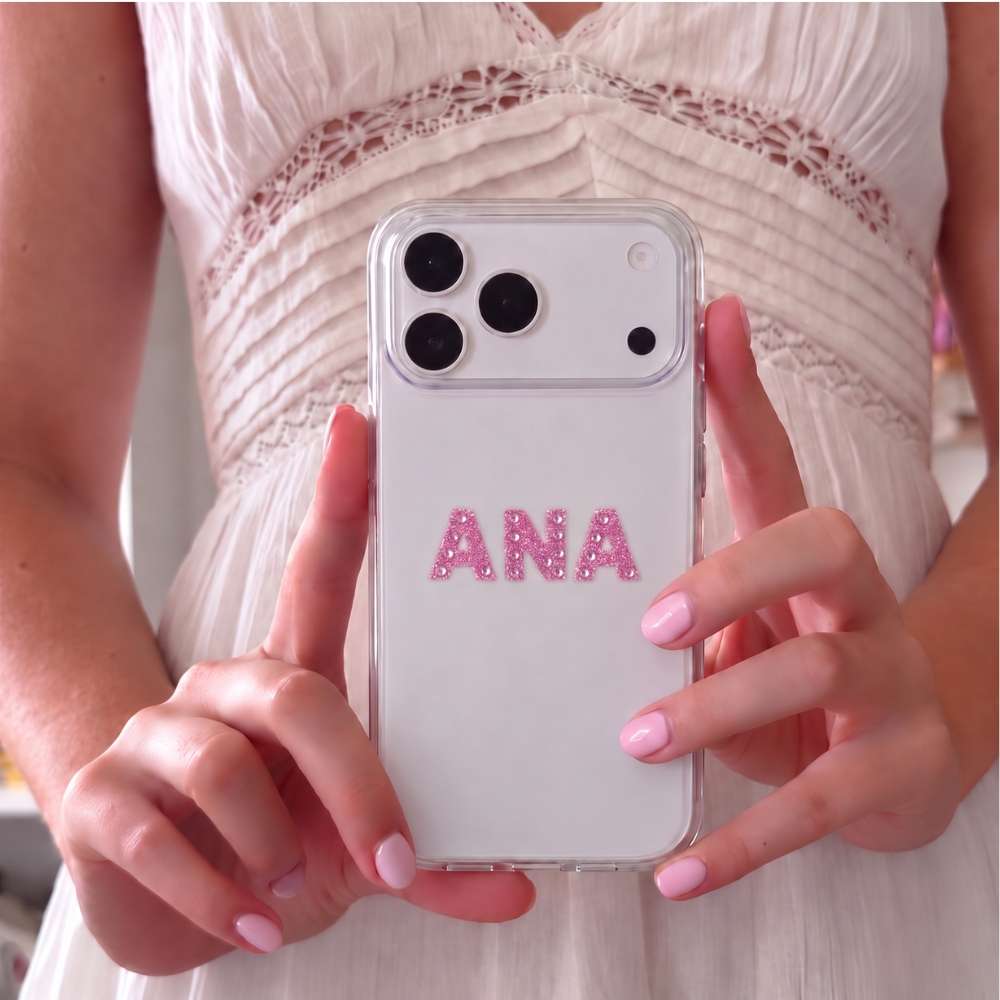 Stickers Gemas XL - Letras Rosas