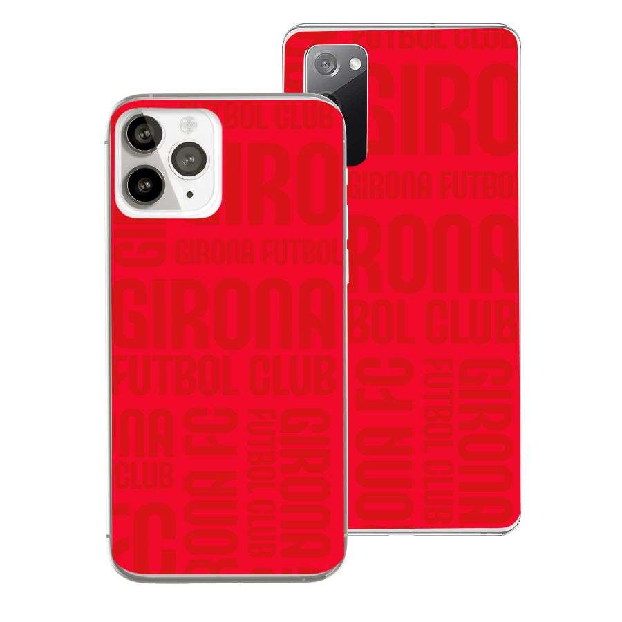 Funda Oficial Girona FC - Tipografía Roja