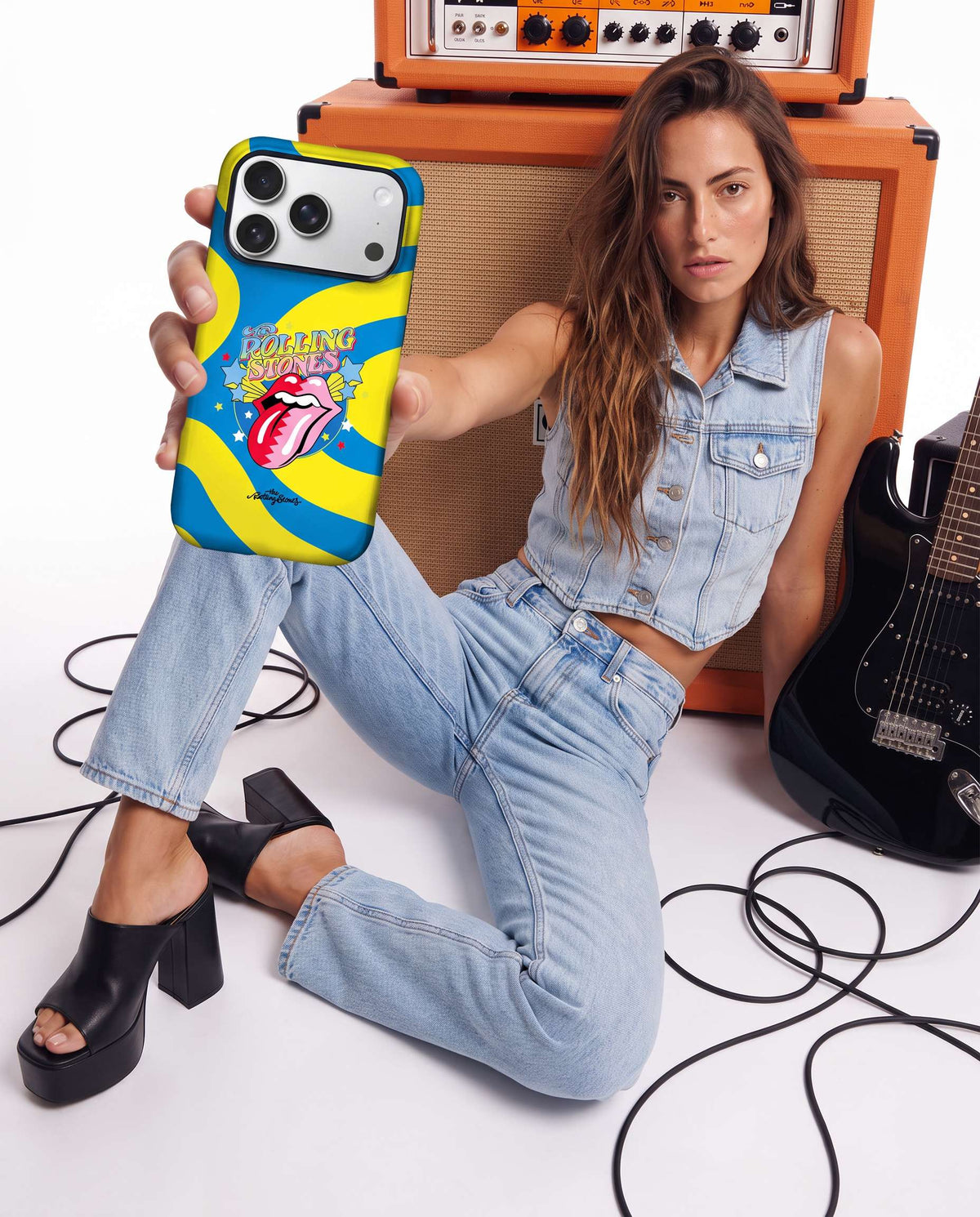 Funda Tough Oficial Rolling Stones - Waves